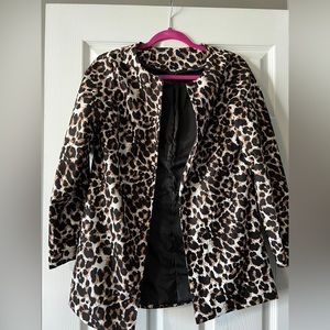 Animal pattern blazer xs